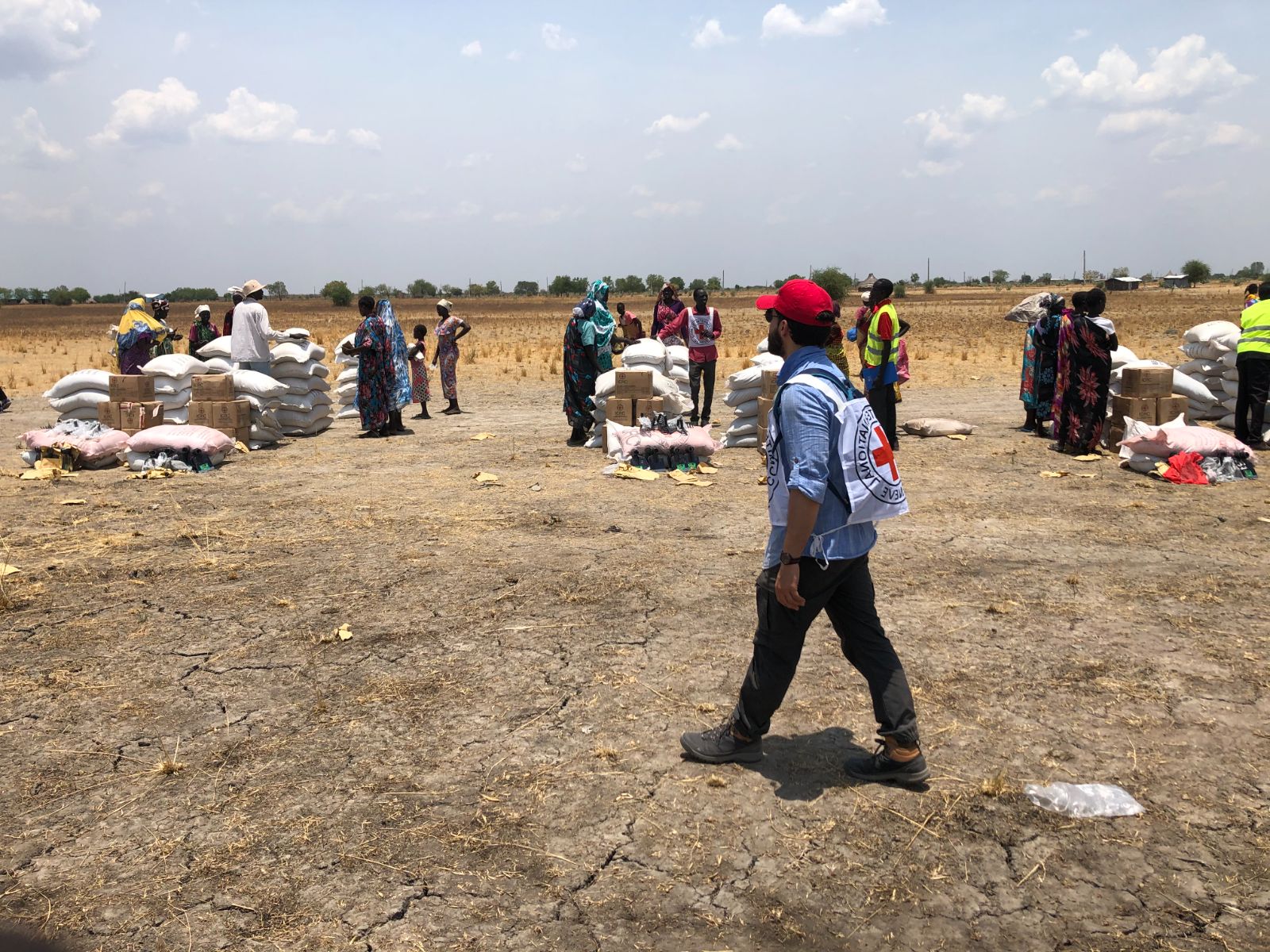 Frontline distributions in South Sudan
