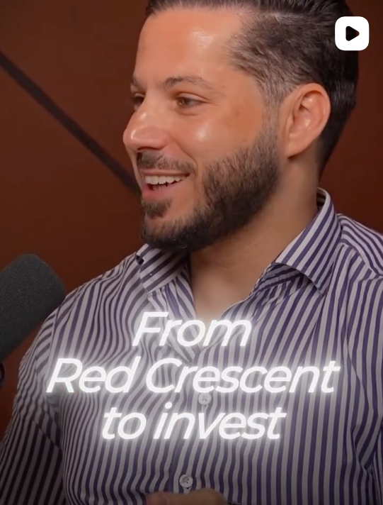 Video still captioned "From Red Crescent to invest"